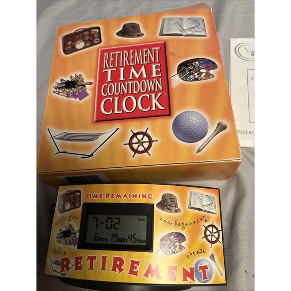 Retirement Countdown Clock - Up to 999 Days LCD Digital Timer - Easy to Set a... - Picture 1 of 5